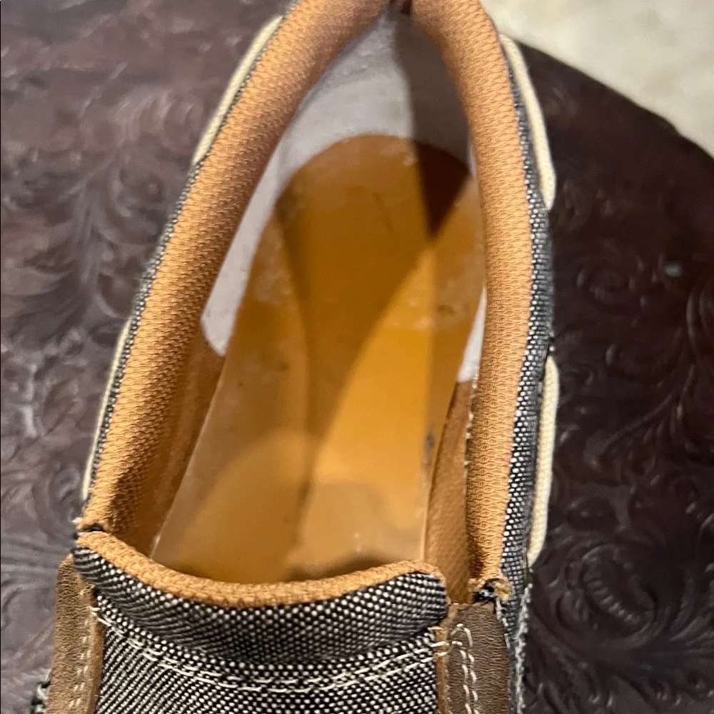 Twisted X Denim and Brown Women's Loafers - Picture 10 of 14